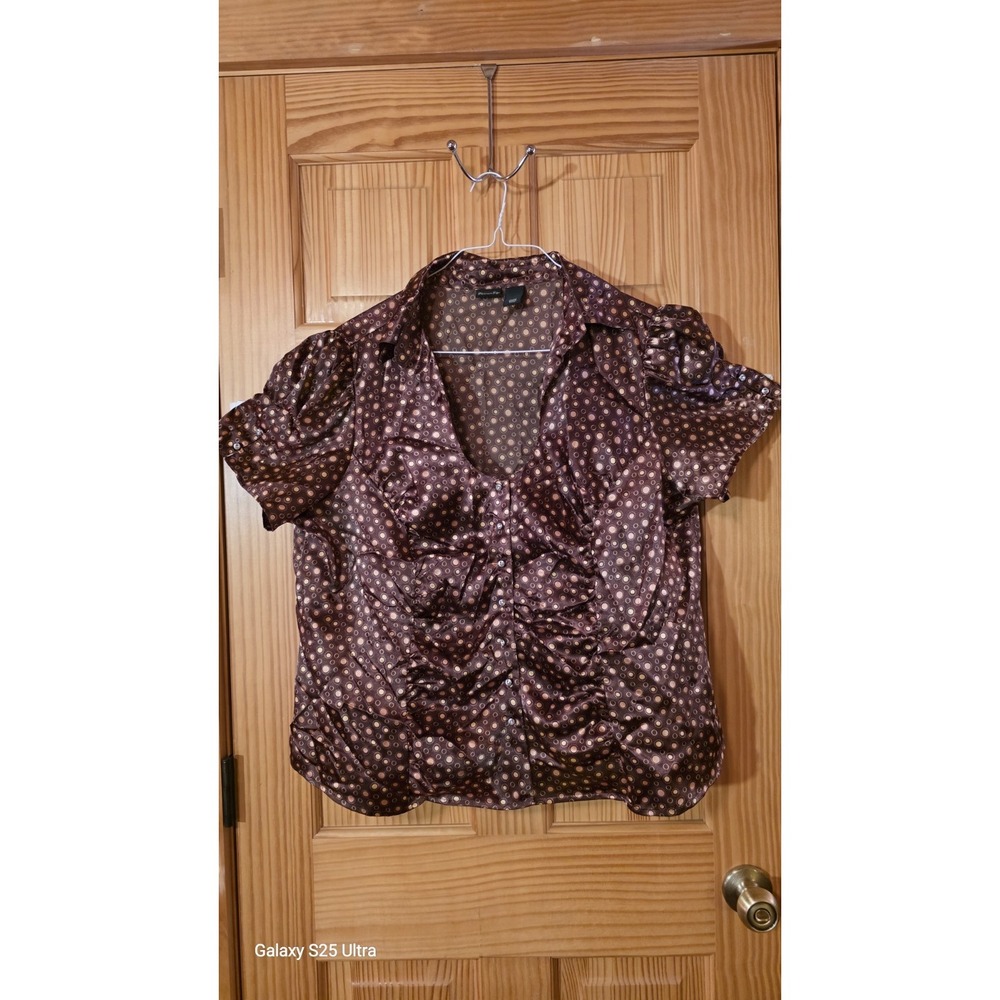 Platinum Edge Womens Blouse 2xl